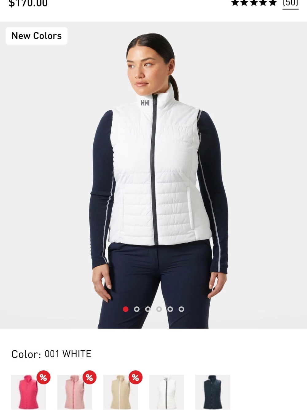 Helly Hansen Black Quilted Insulated Women's Vest